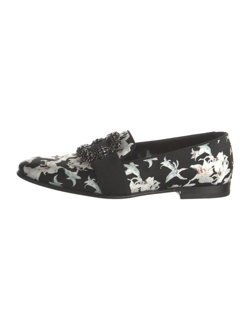 Manolo Blahnik Printed Loafers