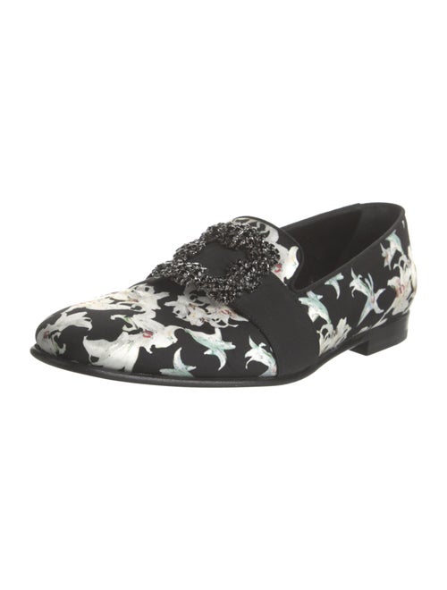 Manolo Blahnik Printed Loafers