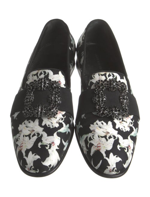 Manolo Blahnik Printed Loafers