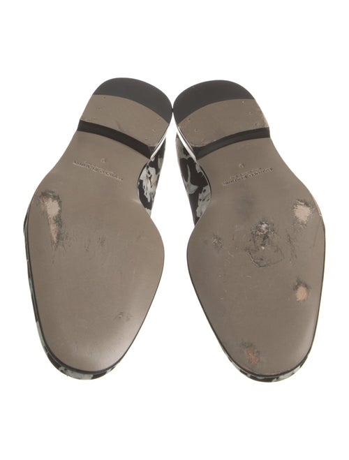 Manolo Blahnik Printed Loafers