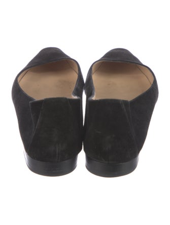 Manolo Blahnik Suede Flats