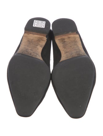 Manolo Blahnik Suede Flats