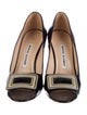 Manolo Blahnik Leather Sandals