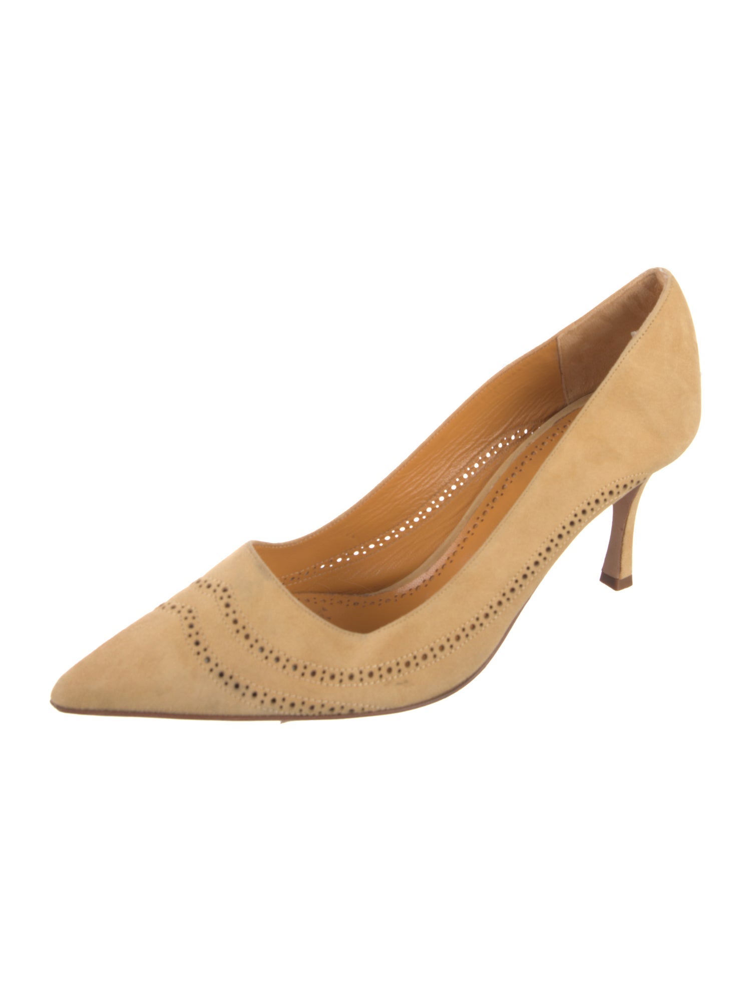 Manolo Blahnik Suede Pumps