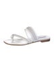 Manolo Blahnik Susa Leather Slides