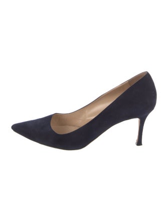 Manolo Blahnik Suede Pumps