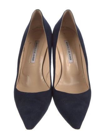 Manolo Blahnik Suede Pumps