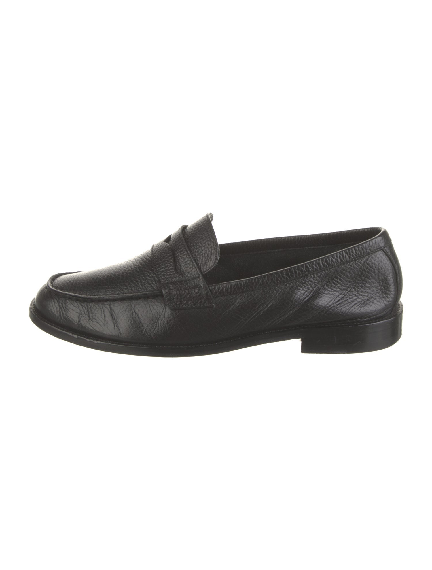 Manolo Blahnik Leather Dress Loafers
