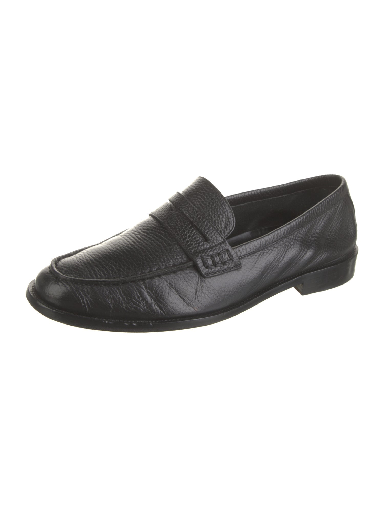 Manolo Blahnik Leather Dress Loafers