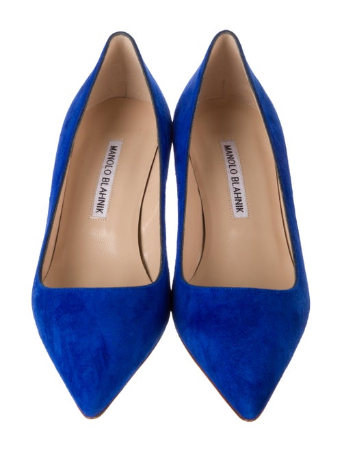 Manolo Blahnik Suede Pumps