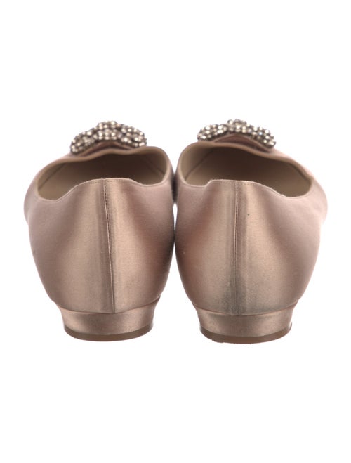 Manolo Blahnik Hangisi Satin Flats