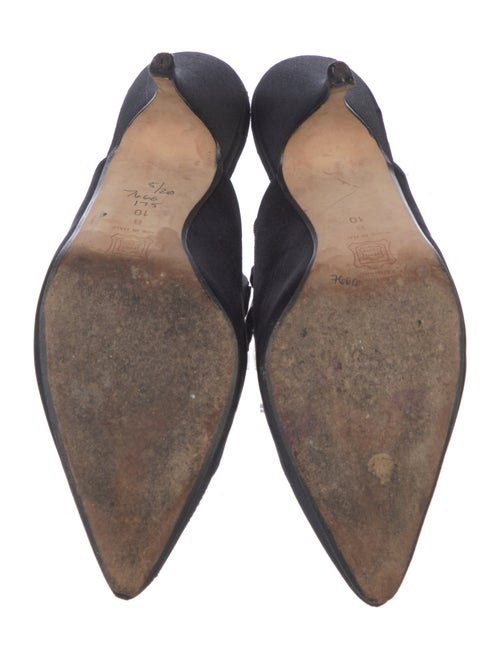 Manolo Blahnik Satin Mules