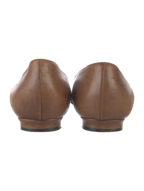 Manolo Blahnik Leather Flats