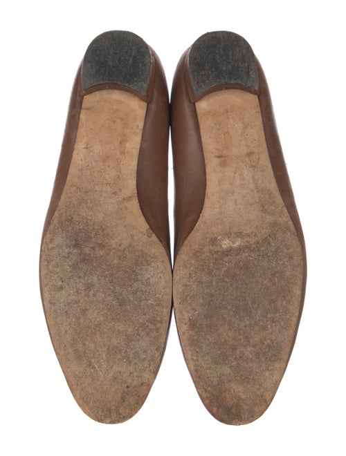 Manolo Blahnik Leather Flats