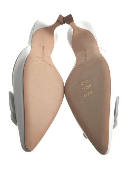 Manolo Blahnik Leather Mules