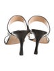 Manolo Blahnik Patent Leather Slides