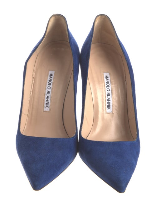 Manolo Blahnik Suede Pumps
