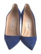Manolo Blahnik Suede Pumps