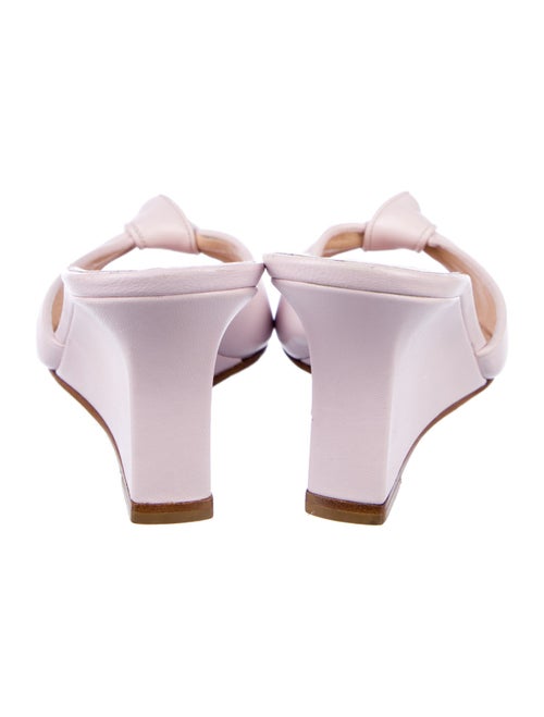 Manolo Blahnik Leather Slides