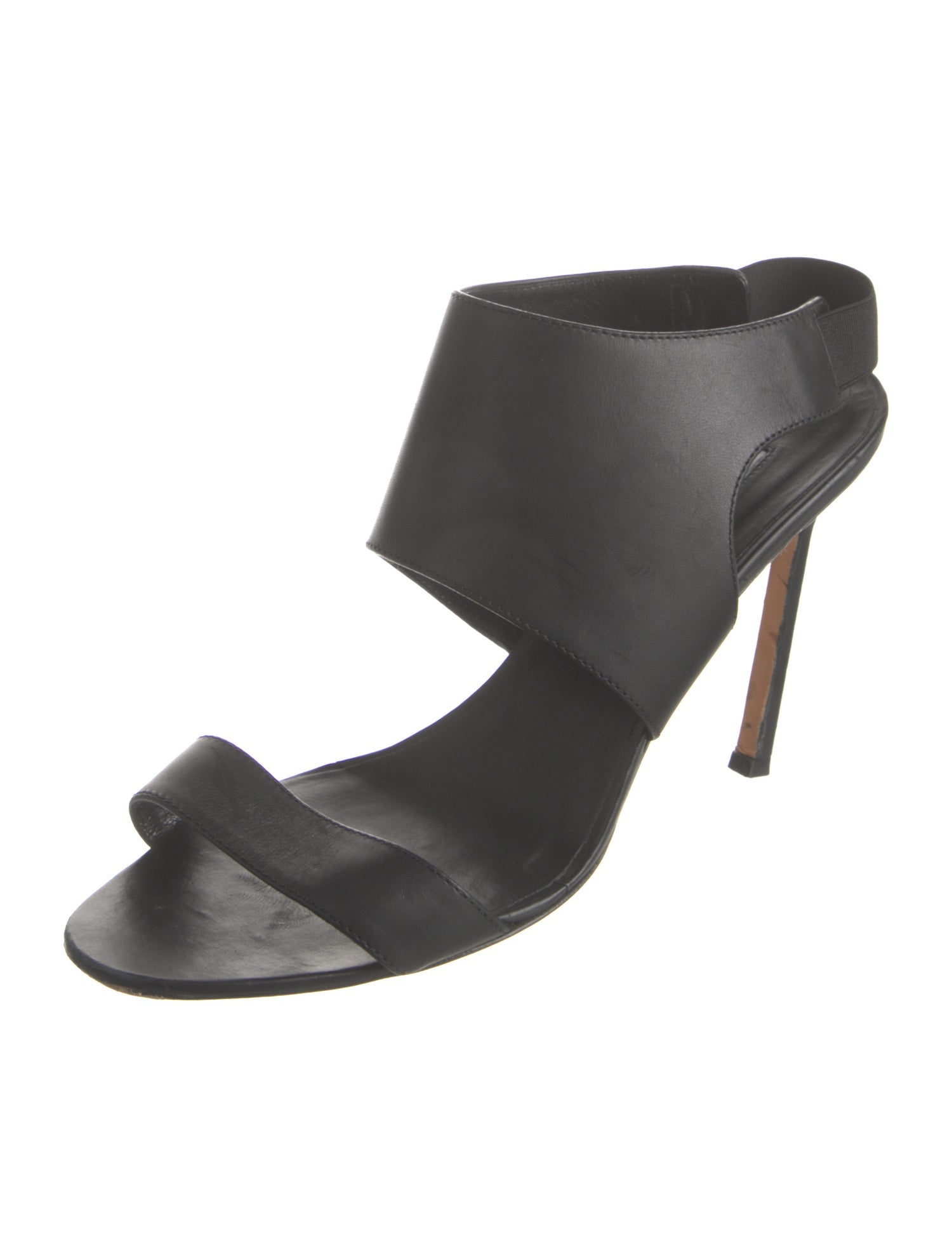 Manolo Blahnik Leather Slingback Sandals