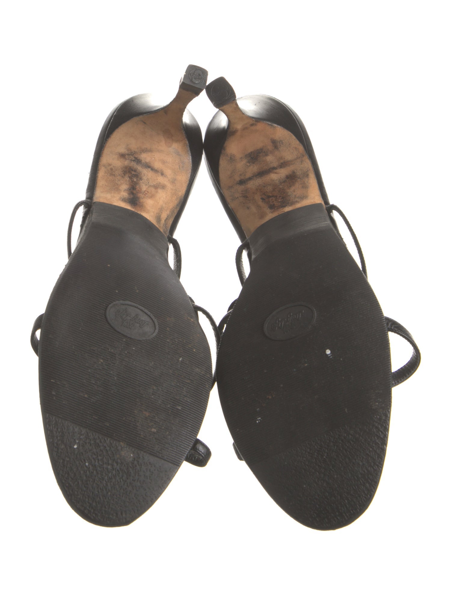 Manolo Blahnik Leather Slides