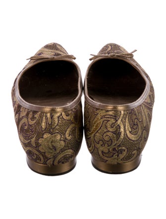 Manolo Blahnik Printed Ballet Flats