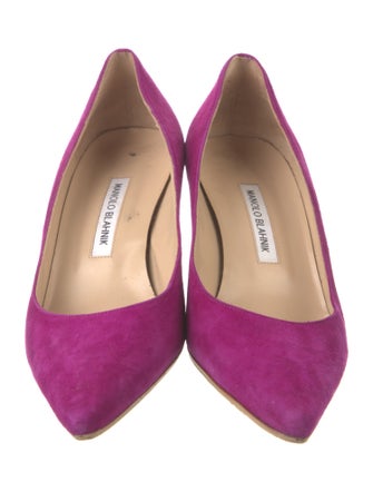 Manolo Blahnik Suede Pumps