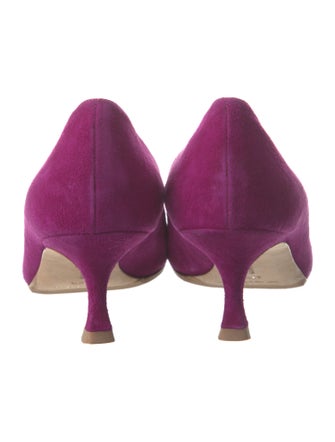 Manolo Blahnik Suede Pumps