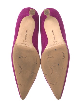 Manolo Blahnik Suede Pumps
