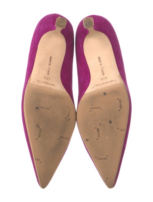 Manolo Blahnik Suede Pumps