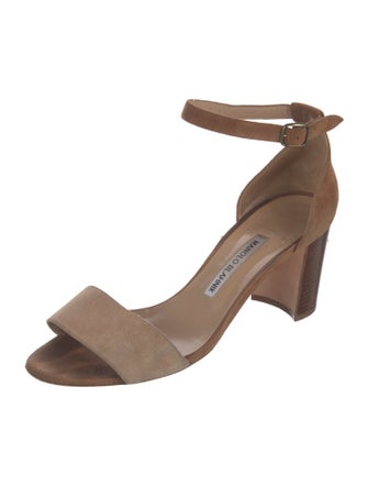 Manolo Blahnik Suede Sandals