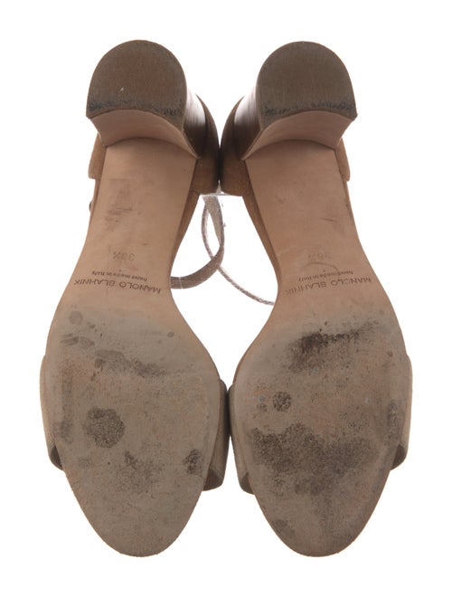 Manolo Blahnik Suede Sandals