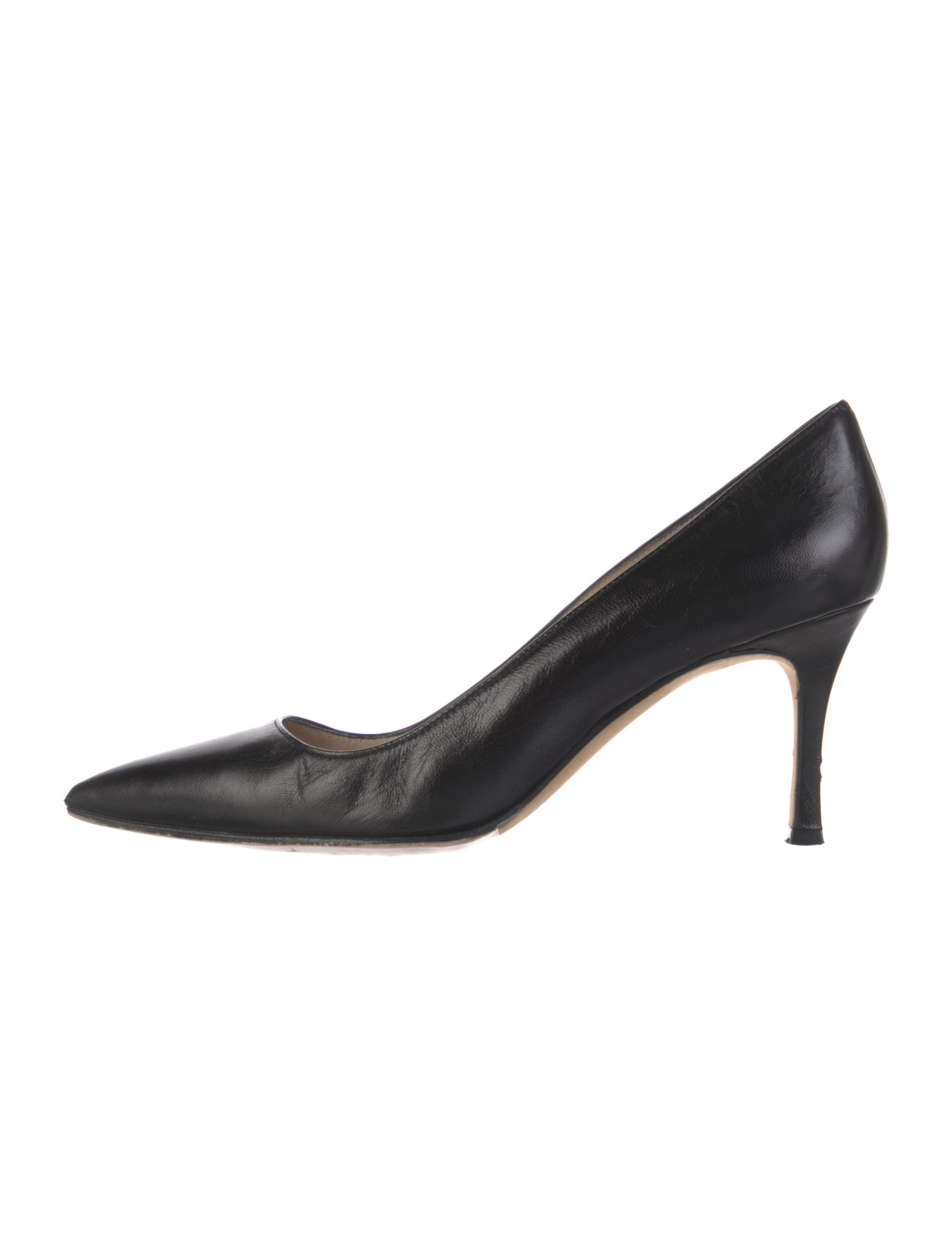Manolo Blahnik BB Leather Pumps
