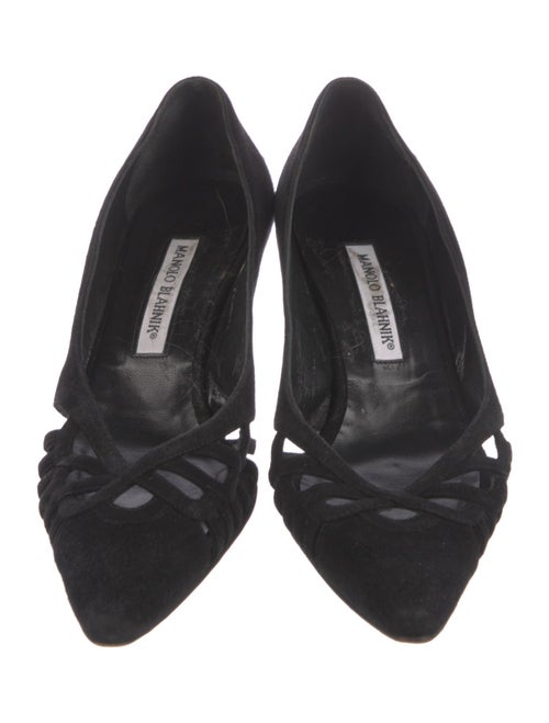 Manolo Blahnik Suede Pumps