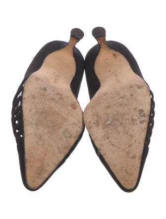 Manolo Blahnik Suede Pumps