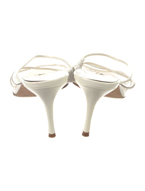 Manolo Blahnik Patent Leather Slides