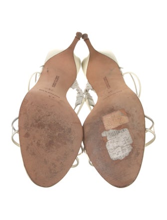 Manolo Blahnik Patent Leather Slides