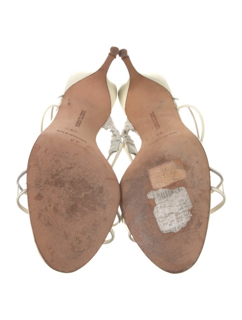 Manolo Blahnik Patent Leather Slides