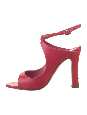 Manolo Blahnik Ard Leather Sandals