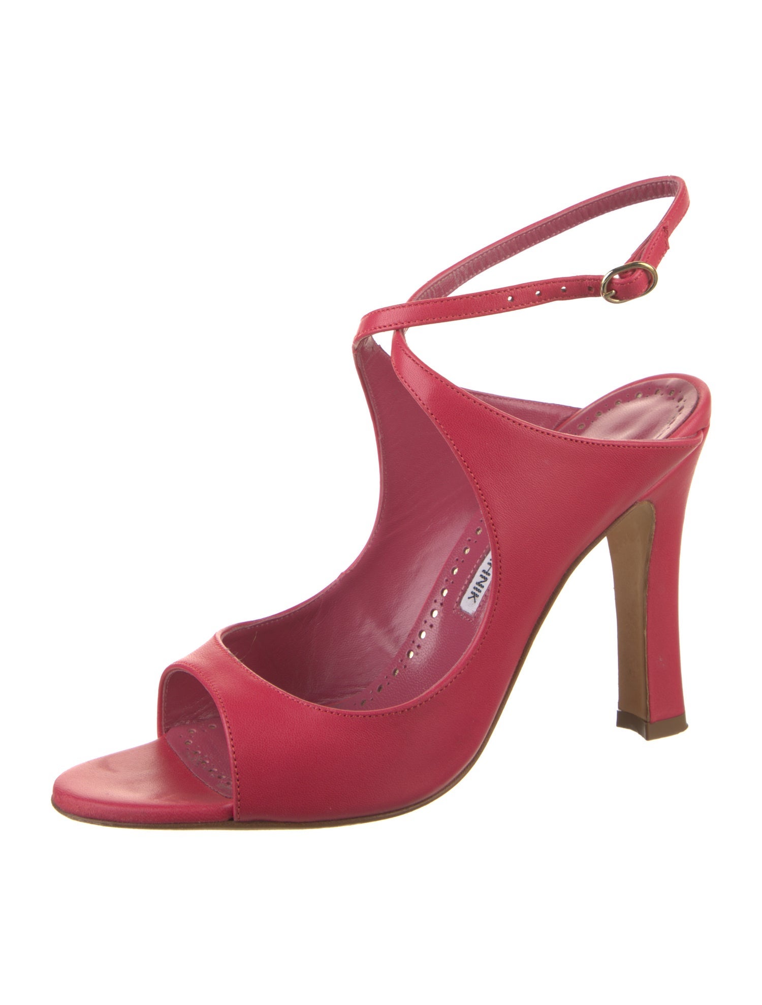 Manolo Blahnik Ard Leather Sandals