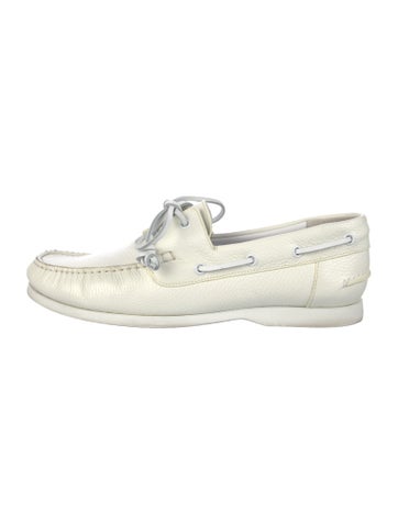 Manolo Blahnik Loafers Leather Boat Shoes UK 7 | 8