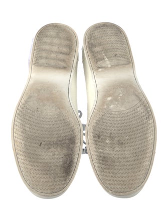 Manolo Blahnik Leather Boat Shoes