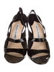Manolo Blahnik Patent Leather Slingback Sandals