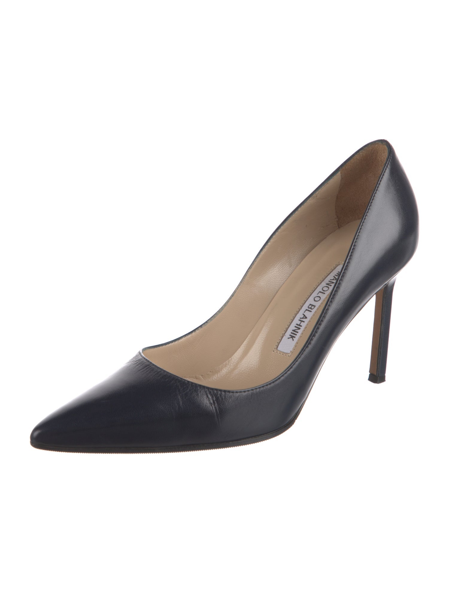 Manolo Blahnik BB Leather Pumps