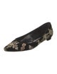 Manolo Blahnik Velvet Printed Flats