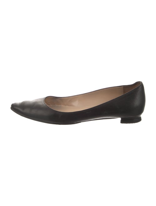 Manolo Blahnik Leather Flats
