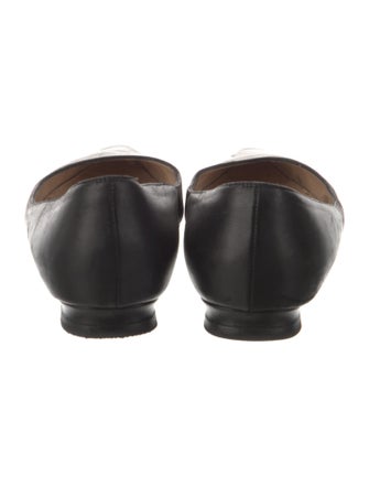 Manolo Blahnik Leather Flats