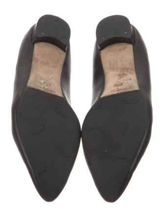 Manolo Blahnik Leather Flats