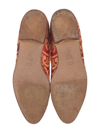 Manolo Blahnik Satin Printed Boots