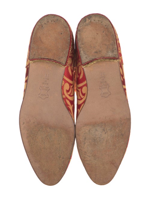 Manolo Blahnik Satin Printed Boots